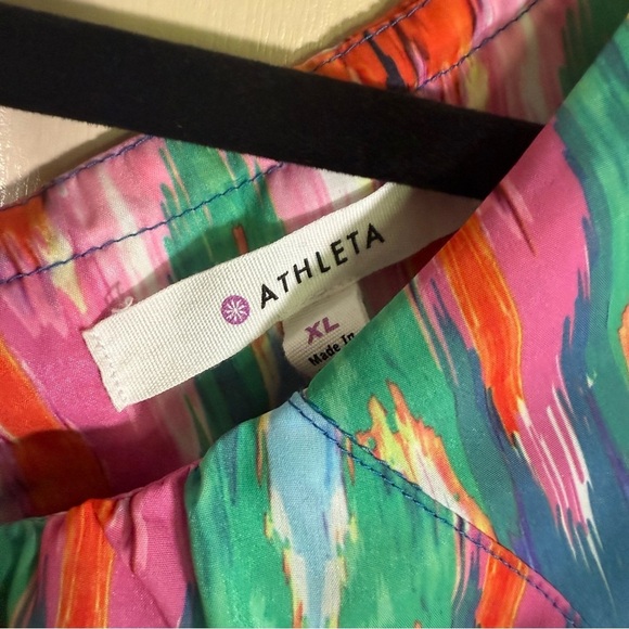 Athleta Ikat Martinique Multi Color Dress XL - Picture 6 of 11
